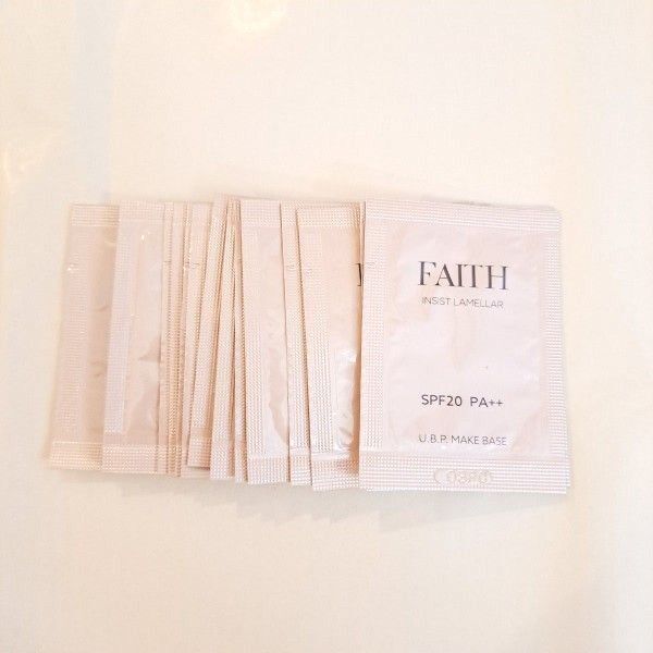 フェース FAITH インシストラメラ サンプル UBPメイクベース ×16 化粧下地 試供品