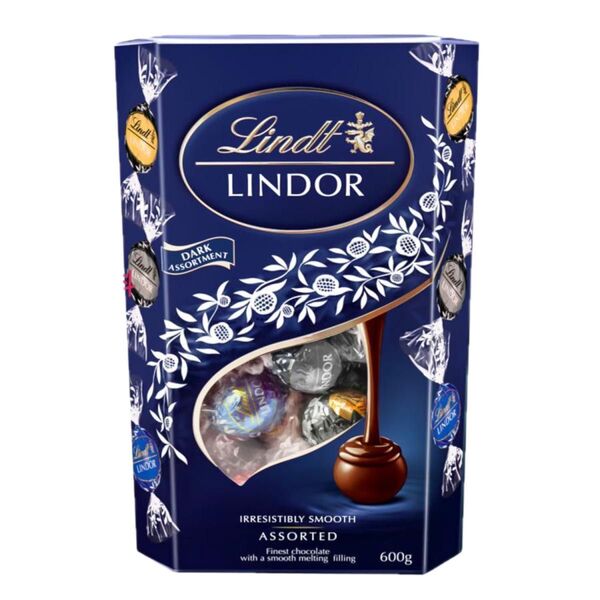 リンツ ダーク アソート チョコレート 600g ダーク エキストラビター 70%カカオ Lindt LINDOR Dark