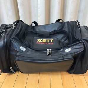 ZETT 野球用遠征バッグ ブラック