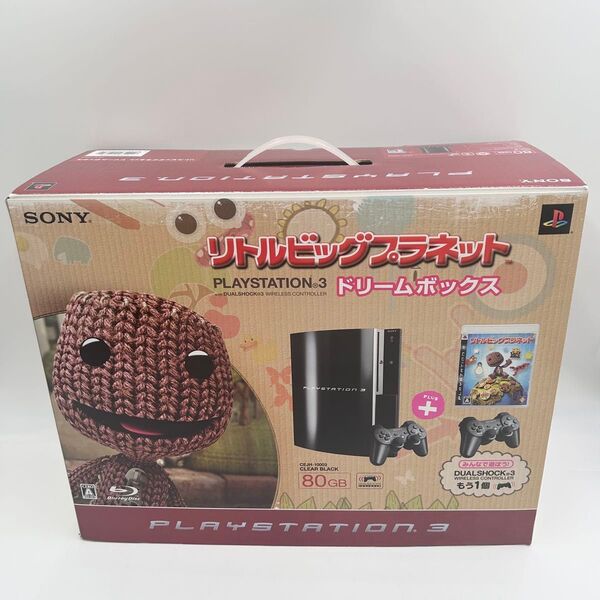 PS3 本体 リトルビッグプラネット ドリームボックス 80GB 動作確認