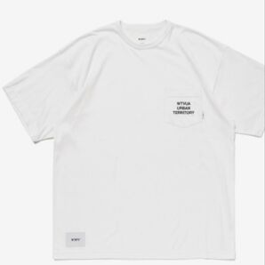 新品未使用 WTAPS 242ATDT URBAN TERRITORY ポケットTシャツ 白 M