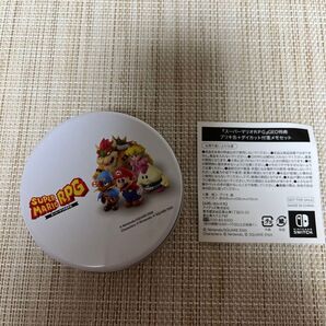 スーパーマリオRPG GEO特典 ブリキ缶+ダイカット付箋メモセット