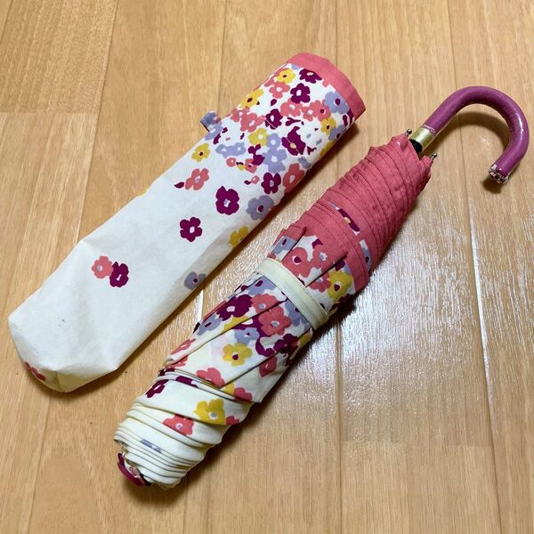 wpc. ダブリュピーシー 折り畳み傘 花柄 レディース ピンク系