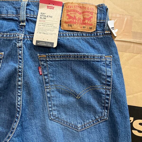 Levi's 531 Athletic Slim W30 L32 新品未使用