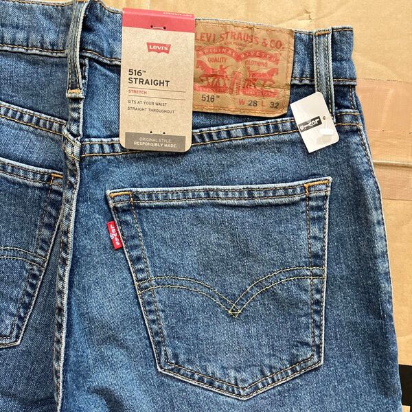 Levi's 516 ストレートジーンズ W28 L32 新品未使用