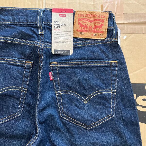 Levi's 531 Athletic Slim W28 L32 新品未使用