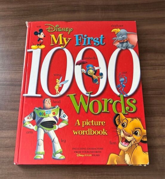 ディズニー絵本 Disney My First 1000 Words 絵辞書 洋書 幼児英語 知育 キャラクター