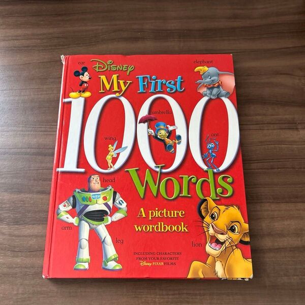 Disney My First 1000 Words 絵本 ディズニー 中古洋書 絵辞書 ピクチャーディキショナリ 英語 知育