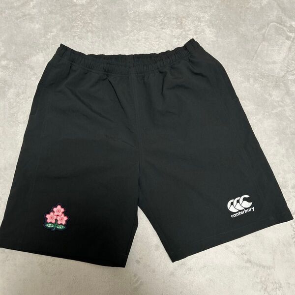 カンタベリー 日本代表モデルPRACTICE LONG SHORTS 3Lサイズ ハーフパンツ ショーツ ラグビーウェア 短パン