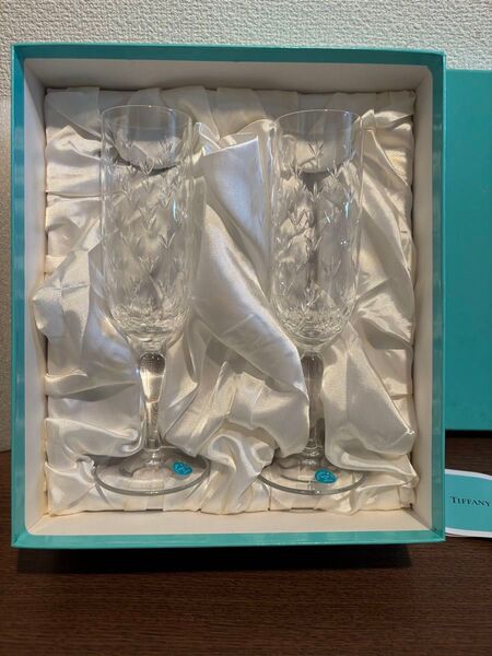 TIFFANY & CO. シャンパングラス ペアグラス 未使用品 ティファニー クリスタル