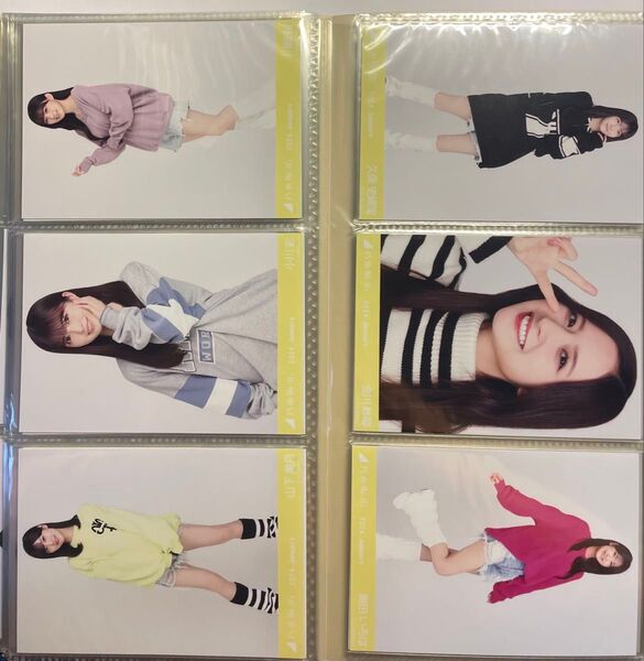 乃木坂46 生写真 "ルーズソックス" 山下美月、小川彩など 合計6枚