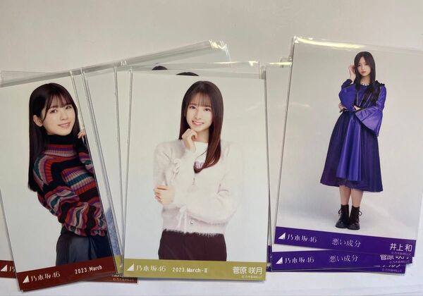 乃木坂46 生写真 まとめ売り 筒井あやめ 菅原咲月 井上和など 合計14枚