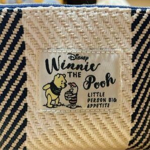 ディズニー ストライプ ポーチ くまのプーさん 手鏡付き サマーカラー