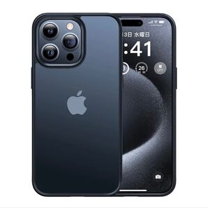 CASEKOO iPhone 14 Pro用ケース 耐衝撃 MIL規格 指紋防止