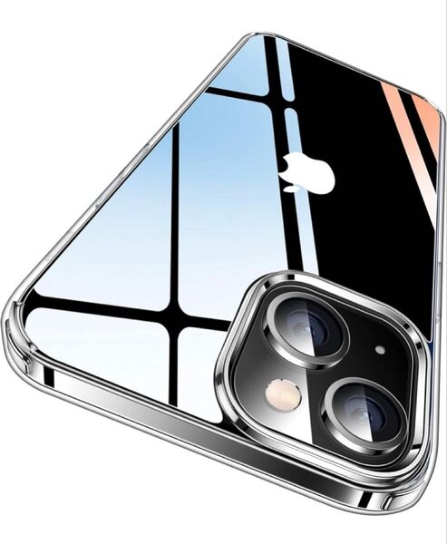 CASEKOO iPhone14 /13用ケース クリア 耐衝撃 米軍MIL規格