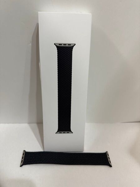 【純正品】AppleWatch 45MMバンド サイズ⑨ ブレイデッドソロループ ミッドナイト