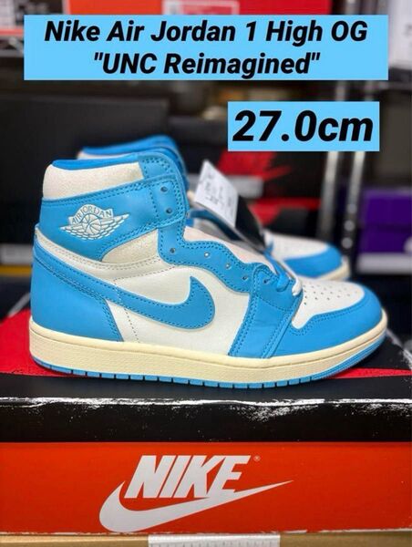 Nike Air Jordan 1 High OG"UNC Reimagined" 27.0cm