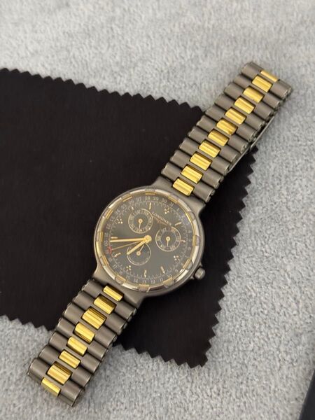 希少 LONGINES ロンジン チタン コンクエスト ムーンフェイズ 腕時計 TITANIUM