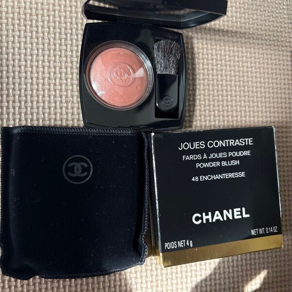 CHANEL シャネル ジュ コントラスト 48 アンシャントゥレス チーク コスメ