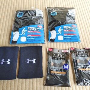 アンダーアーマー リストバンド 膝 ・肘 サポーター6個セット