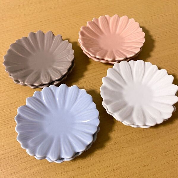 小皿 小鉢 花型 8枚セット
