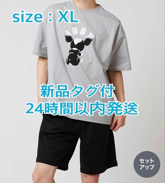 graniph ジョジョ コラボ イギー Tシャツ & ショーツ セット XLサイズ ジョジョの奇妙な冒険