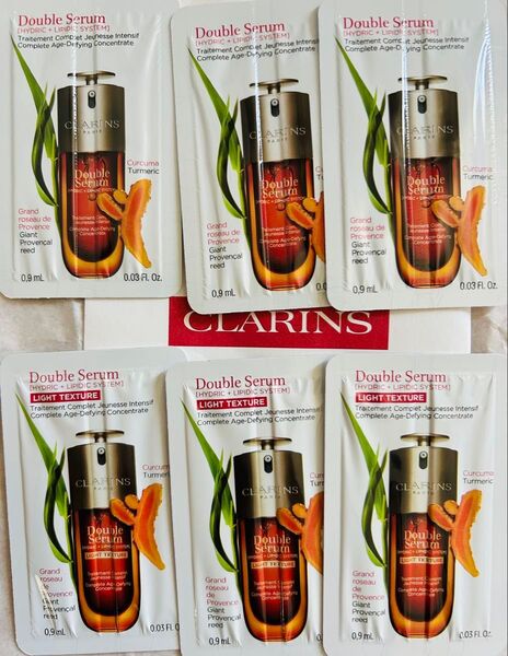CLARINS クラランス ダブルセーラムライト美容液 サンプル 6包