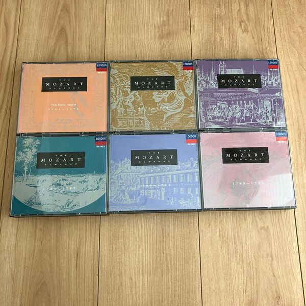 モーツァルト The Mozart almanac モーツァルトの生涯 1.2.3.4.5.6 CD セット アルバム