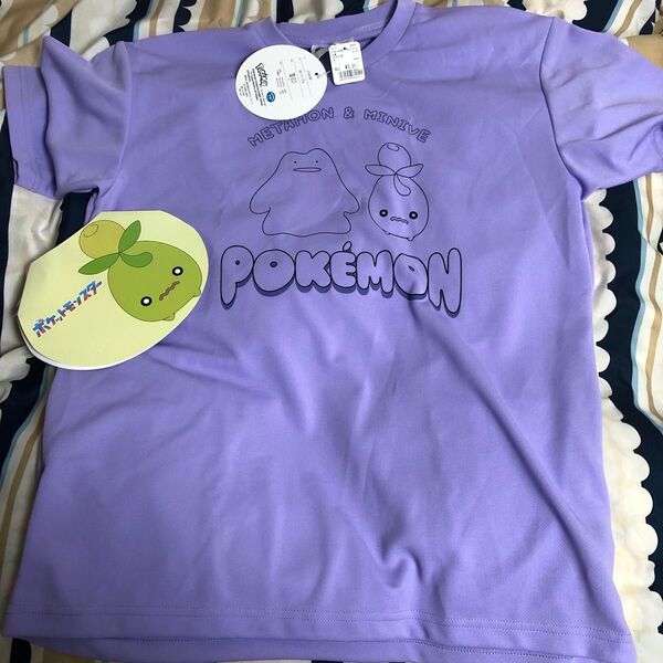 A. ポケモン メタモン ミニーブ ドライメッシュ半袖Tシャツ サイズM ポケットモンスター