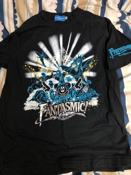 T2. 東京ディズニーリゾート ミッキーマウス 半袖Tシャツ サイズM ファンタズミック Fantasmic Disney