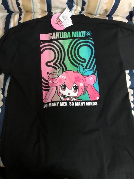 A. 初音ミク 桜ミク 半袖Tシャツ サイズL Miku ボーカロイド