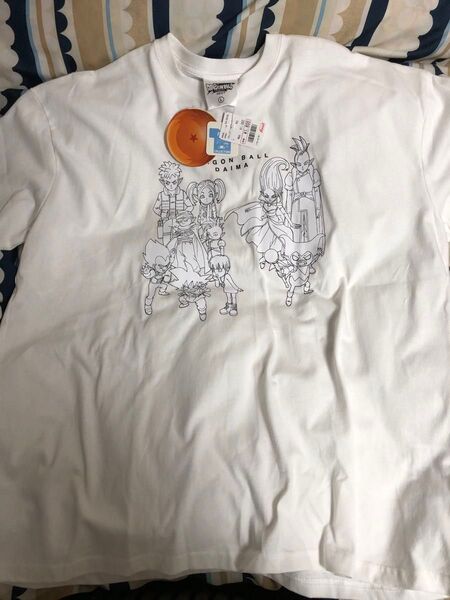 T3. ドラゴンボールDAIMA 半袖Tシャツ サイズL DRAGON BALL 孫悟空 ベジータ ブルマ アメカジ