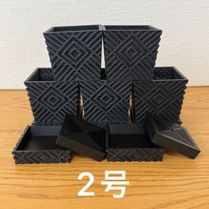 3Dプリンター鉢 メッシュ 2号 受け皿 5個セット TR0142gu5set