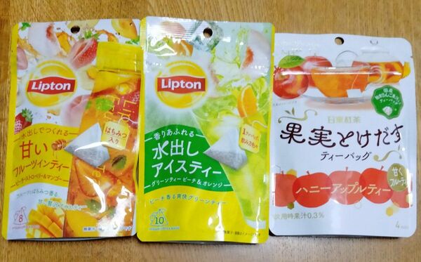 Lipton & 日東紅茶 ティーバッグ 3種類セット