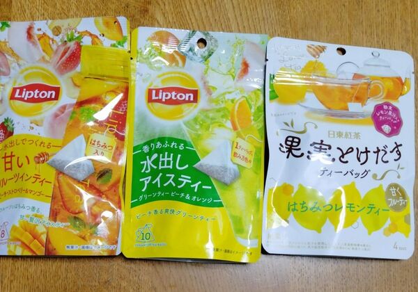 Lipton&日東紅茶のアイスティー3種類セット