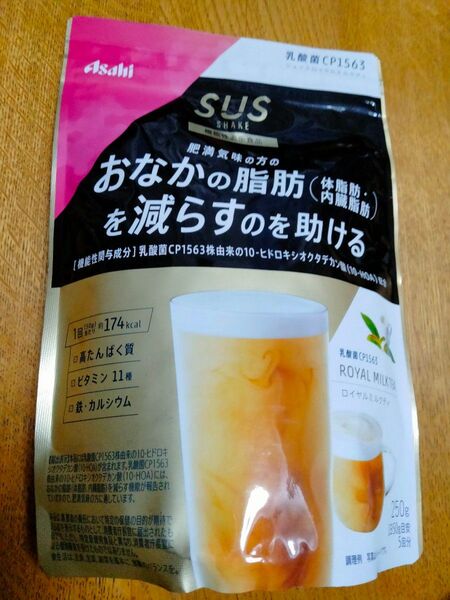 アサヒ SUS乳酸菌CP1563 シェイク ロイヤルミルクティ 250g