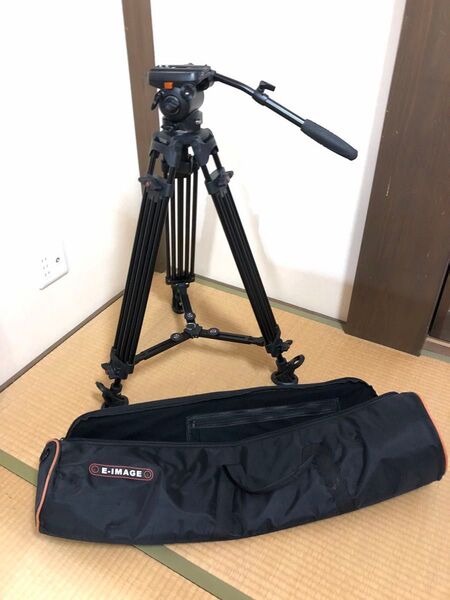 E-IMAGE EK-650 ビデオ三脚 中古良品