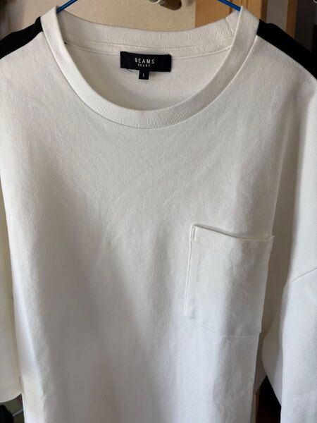 BEAMS HEART Tシャツ ホワイト Lサイズ