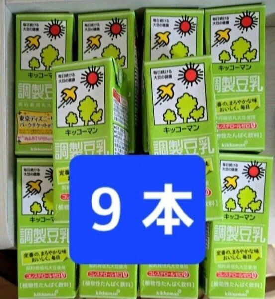 【値引き不可】9本 調整豆乳 賞味期限2025年8月 豆乳飲料 200ml
