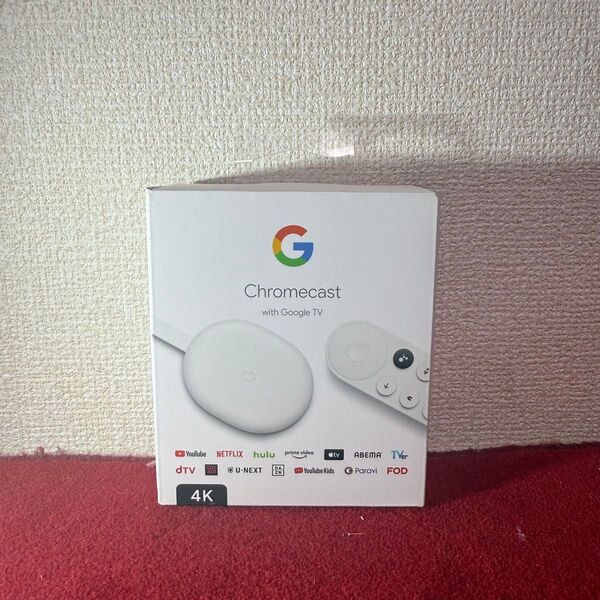 Chromecast(クロームキャスト)4K 動作品/付属品完備※取説なし
