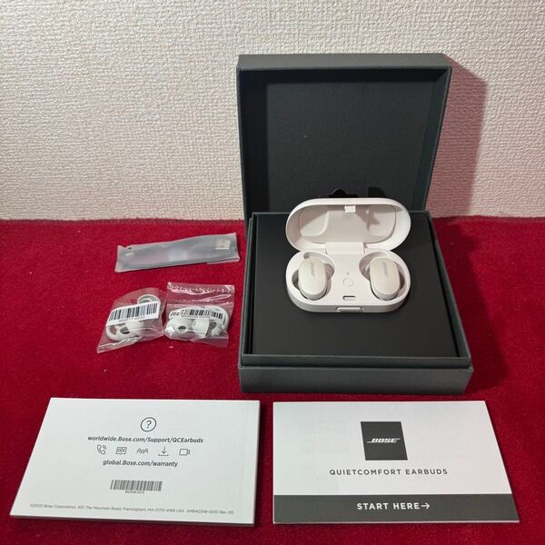 BOSE QuietComfort Earbuds ノイズキャンセリング 完全ワイヤレスイヤホン ホワイト ジャンク品
