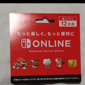 ニンテンドーオンライン 12か月 個人プラン ニンテンドースイッチオンライン Nintendo Switch Online