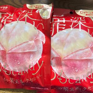 サクマ 罪深いももキャンディ 2袋