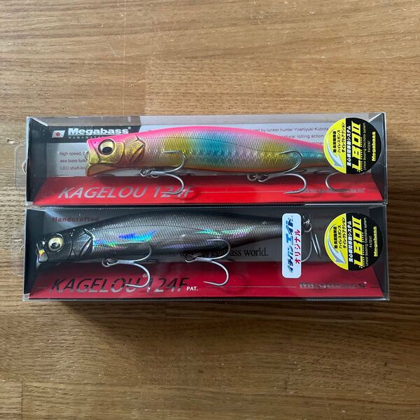 メガバス カゲロウ124F 別注カラー HARAGURO SHADSPARK RAME CANDY 2点セット 新品未使用