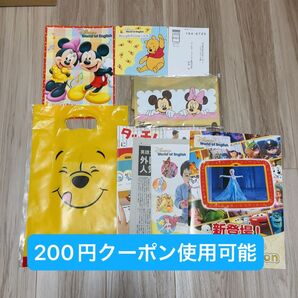 ディズニー英語 サンプルCD DVD トートバッグ 歌詞カード ディズニー ミッキー ミニー