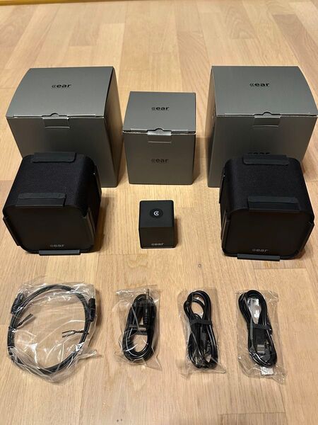 【美品】Cear pave CP-4000-BK スピーカー×2台 ・ Cear core CP-5000-BK トランスミッター