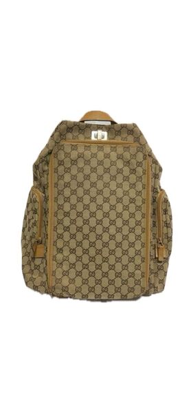 極美品 激レア GUCCI GGモノグラム バックパック リックサック マザーズバック キャンパス