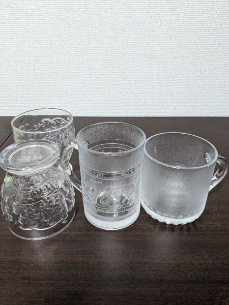 グラス 4個セット コカコーラ Nestle Welch