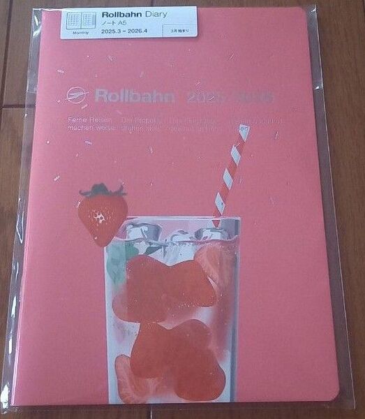 ロルバーン デルフォニックス ロルバーンダイアリー ノート A5 手帳 2025 ヤミー A ピンク ドリンク