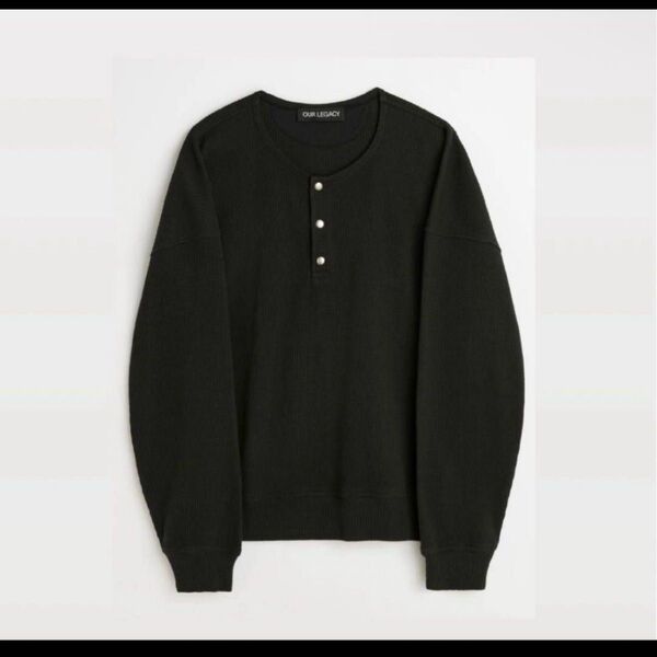 our legacy ballon sweatshirt black rib 46